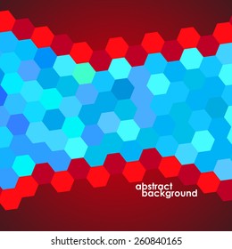 Abstract geometric colorful background from polygons. Vector illustration. Eps 10