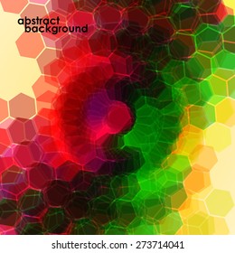 Abstract geometric colorful background from polygons. Vector illustration. Eps 10