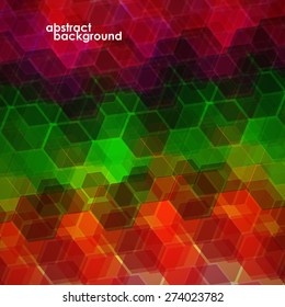 Abstract geometric colorful background from polygons. Vector illustration. Eps 10