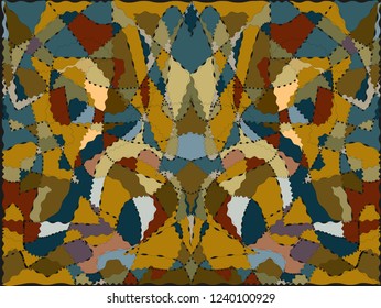 Abstract geometric colorful background in style suprematism art vector illustration