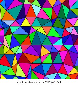 Abstract  geometric colorful background from triangles. Vector illustration. Eps 10