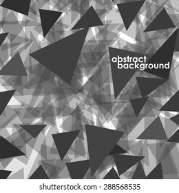 Abstract  geometric colorful background from triangles. Vector illustration. Eps 10