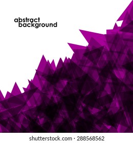 Abstract  geometric colorful background from triangles. Vector illustration. Eps 10