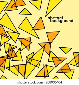 Abstract  geometric colorful background from triangles. Vector illustration. Eps 10