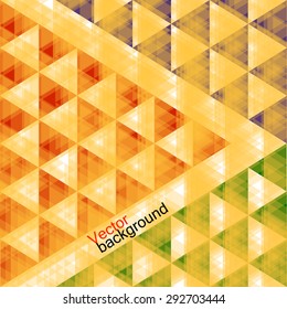 Abstract  geometric colorful background from triangles. Vector illustration. Eps 10