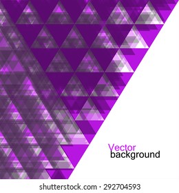 Abstract  geometric colorful background from triangles. Vector illustration. Eps 10