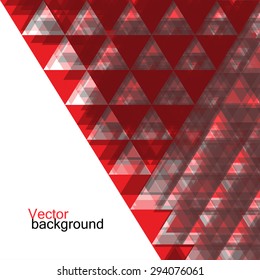 Abstract  geometric colorful background from triangles. Vector illustration. Eps 10