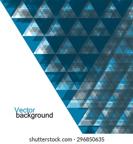 Abstract  geometric colorful background from triangles. Vector illustration. Eps 10