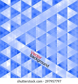 Abstract  geometric colorful background from triangles. Vector illustration. Eps 10
