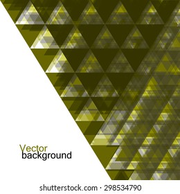 Abstract  geometric colorful background from triangles. Vector illustration. Eps 10