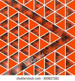 Abstract  geometric colorful background from triangles. Vector illustration. Eps 10