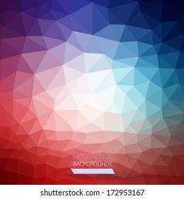 Abstract geometric colorful background. Vector Illustration, Graphic Design Useful For Your Design