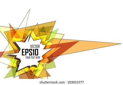 Abstract geometric colorful background Vector EPS