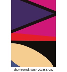 Resumen fondo geométrico colorante, vector