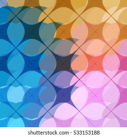 abstract geometric colorful background. Vector illustration in mosaic style