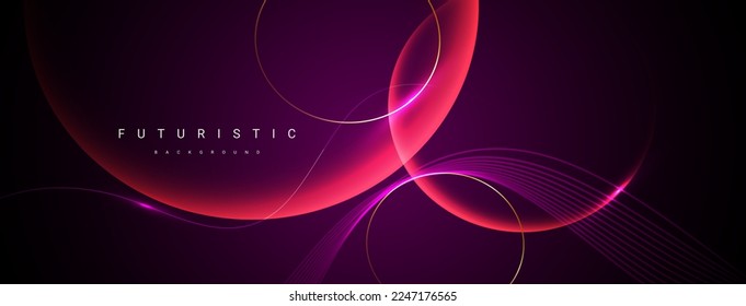 Abstrakter, geometrischer, bunter, kreisförmiger Vektordesign-Hintergrund
