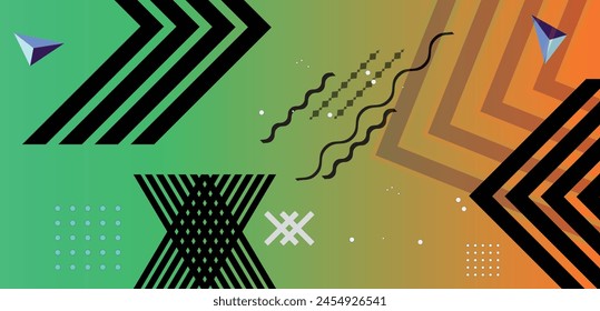 Abstractas diseño geométrico de Vector diagonal colorido