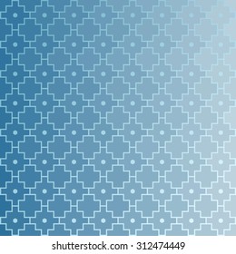 Abstract geometric colorful ethnic background in winter colors