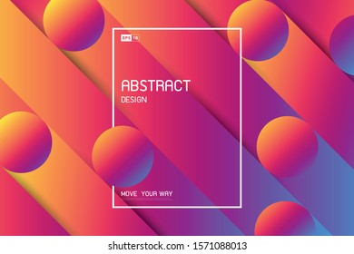 Abstract geometric colorful fluid design template background. Use for poster, headline, artwork, print, cover presentation. illustration vector eps10