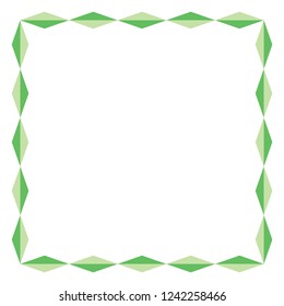 Abstract Geometric Colorful Frame Border Vector Illustration Background