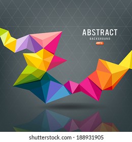 Abstract Geometric colorful modern design background, vector illustration
