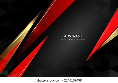 Abstract geometric colorful multi colored triangle lines on black background