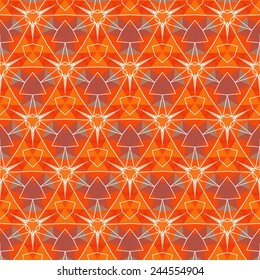 Abstract geometric colorful ornamental pattern. Vector EPS10.