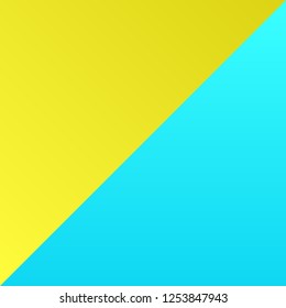 Abstract geometric colorful paper background. Blue and yellow colors texture for design artworks.