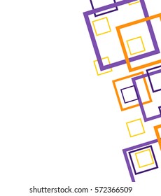 Abstract geometric colorful pattern