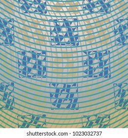 Abstract geometric colorful pattern for background. Decorative backdrop can be used for wallpaper, pattern fills, web page background, surface textures.