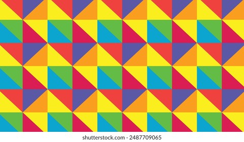 Abstract Geometric colorful Pattern background, seamless pattern, fabric, texture, Egypt, African art