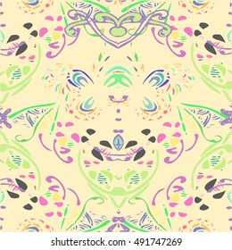 Abstract geometric colorful pattern for background. Decorative backdrop can be used for wallpaper, surface textures.
