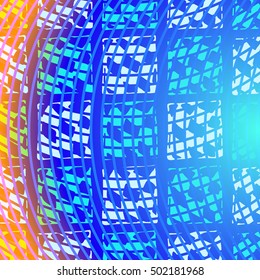 Abstract geometric colorful pattern for background. Decorative backdrop can be used for wallpaper, pattern fills, web page background, surface textures.