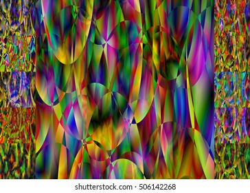 Abstract geometric colorful pattern for background. Decorative backdrop can be used for wallpaper, pattern fills, web page background, surface textures.