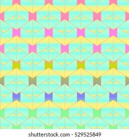 Abstract geometric colorful pattern for background. Decorative backdrop can be used for wallpaper, pattern fills, web page background, surface textures.