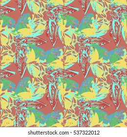 Abstract geometric colorful pattern for background. Decorative backdrop can be used for wallpaper, pattern fills, web page background, surface textures.