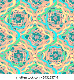 Abstract geometric colorful pattern for background. Decorative backdrop can be used for wallpaper, pattern fills, web page background, surface textures.