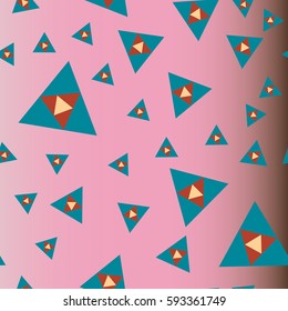 Abstract geometric colorful pattern for background. Decorative backdrop can be used for wallpaper, pattern fills, web page background, surface textures.