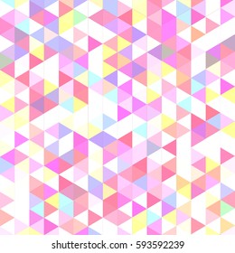 Abstract geometric colorful pattern for background. Decorative backdrop can be used for wallpaper, pattern fills, web page background, surface textures.