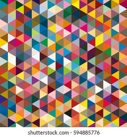 Abstract geometric colorful pattern for background. Decorative backdrop can be used for wallpaper, pattern fills, web page background, surface textures.