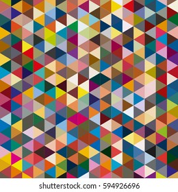 Abstract geometric colorful pattern for background. Decorative backdrop can be used for wallpaper, pattern fills, web page background, surface textures.