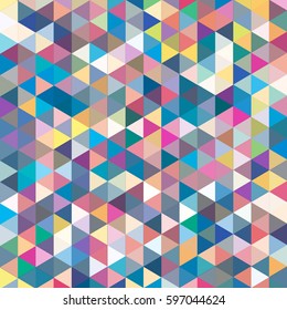 Abstract geometric colorful pattern for background. Decorative backdrop can be used for wallpaper, pattern fills, web page background, surface textures.