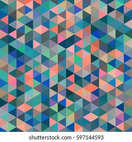 Abstract geometric colorful pattern for background. Decorative backdrop can be used for wallpaper, pattern fills, web page background, surface textures.