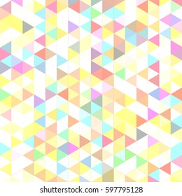 Abstract geometric colorful pattern for background. Decorative backdrop can be used for wallpaper, pattern fills, web page background, surface textures.