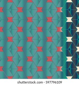 Abstract geometric colorful pattern for background. Decorative backdrop can be used for wallpaper, pattern fills, web page background, surface textures.