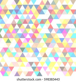 Abstract geometric colorful pattern for background. Decorative backdrop can be used for wallpaper, pattern fills, web page background, surface textures.