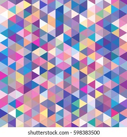 Abstract geometric colorful pattern for background. Decorative backdrop can be used for wallpaper, pattern fills, web page background, surface textures.