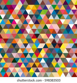 Abstract geometric colorful pattern for background. Decorative backdrop can be used for wallpaper, pattern fills, web page background, surface textures.