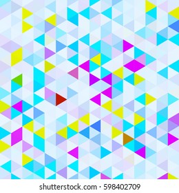 Abstract geometric colorful pattern for background. Decorative backdrop can be used for wallpaper, pattern fills, web page background, surface textures.