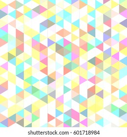 Abstract geometric colorful pattern for background. Decorative backdrop can be used for wallpaper, pattern fills, web page background, surface textures.